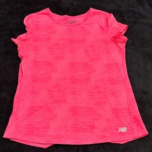 New Balance Kids Vibrant Pink Tee